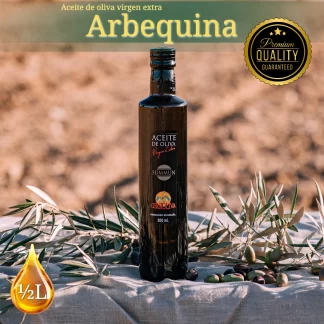 Botella Aceite de Oliva Virgen Extra Arbequina - 500 ML