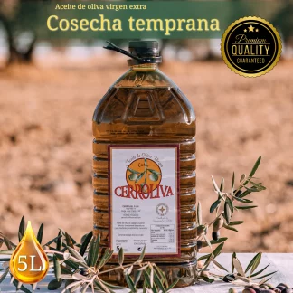 ACEITE EN VERDE - Bidón Aceite de Oliva Virgen Extra Cosecha Temprana-5 L
