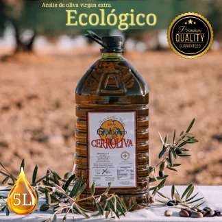 ACEITE EN VERDE - Bidón Aceite de Oliva Virgen Extra Ecológico-5 L