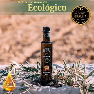 Botellita Aceite de Oliva Virgen Extra Ecológico - 250 ML