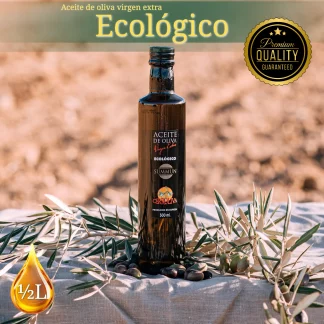 Botella Aceite de Oliva Virgen Ecológico - 500 ML